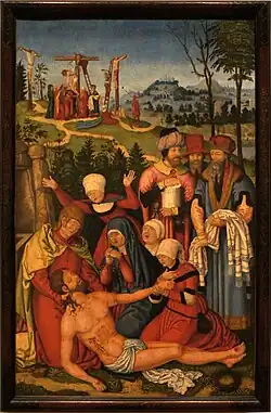 Wilhelm Stetter, La Mise au tombeau.