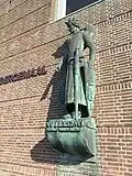 Statue de Guillaume&nbsp;Ier à Katwijk aan Zee (Oswald Wenckebach, 1954).