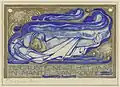 Dessin pour un calendrier, décembre, 1930-1931