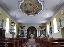 Intérieur de l'église Saint-Maurice de Willgottheim.