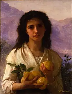Fille aux citrons, Bouguereau.
