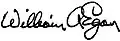 Signature de William Allen Egan