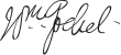 Signature de William Goebel