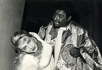 Avec Jožko Lukeš&nbsp;(sl) en 1963 dans Othello de Shakespeare
