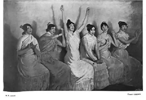 Femmes Espagnoles, vers 1892.