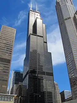 La Willis Tower, 1973, Chicago.