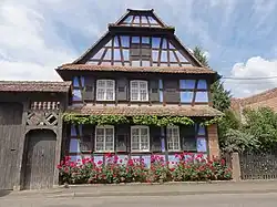 Wilshausen, ancienne ferme (1836), 17 rue Principale.