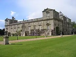 Façade sud de la Wilton House.