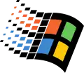 Logo de Windows de 1995 à 2000.