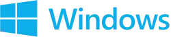 Logo de Windows de 2012 à 2015. Sur Windows 8 et 8.1.