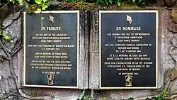 Hommage aux libérateurs de Wingen-sur-Moder.