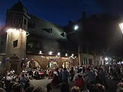 Biergarten du Koïfhus de Colmar en Alsace