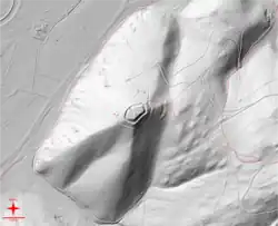 Vue satellite mettant en évidence le relief.