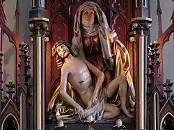 Pietà du XVe&nbsp;siècle.