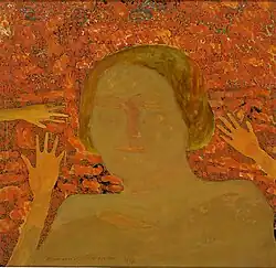 Kasimir Malevitch, Femme à la naissance, 1908.