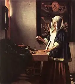 Johannes Vermeer, La Femme à la balance, 1662-1665.