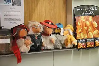 Wombles en peluche.