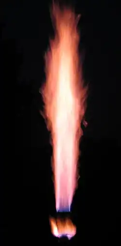 photo d'une flamme