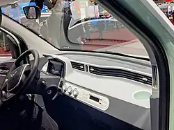 Wuling Hongguang Mini EV Macaron (intérieur coté passager)