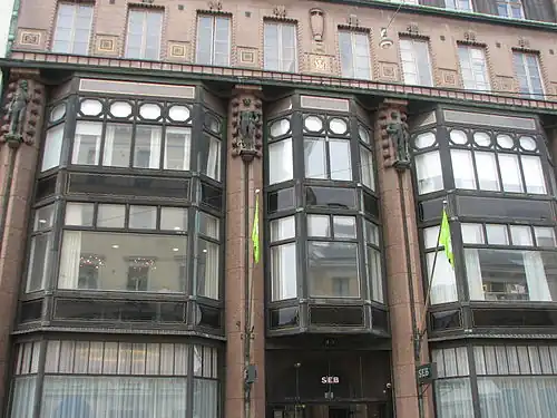 Facade de l'immeuble Wuorio.