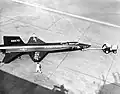 L'avion expérimental North American X-15.