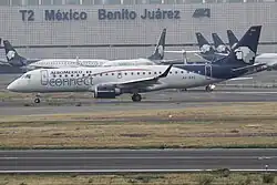 Embraer 190 d'Aeroméxico Connect.