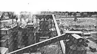 L'usine de distillation.