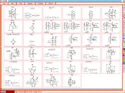 écran de XCircuit&nbsp;(en)