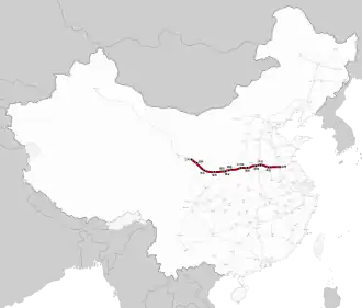 Image illustrative de l’article LGV Xuzhou - Lanzhou