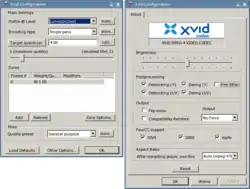 Description de l'image Xvid config in Wine.png.