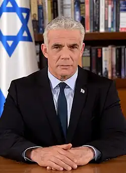 Yaïr Lapid, premier ministre d'Israël en 2022.