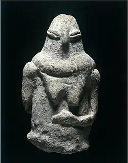 Figurine humaine de Shaar-Hagolan. Musée de la culture du Yarmouk.