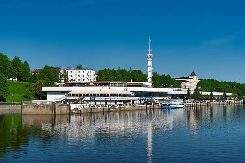 Gare maritime sur la Volga