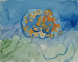 Eléna Gouraud. Une pierre dans l'eau. 1910