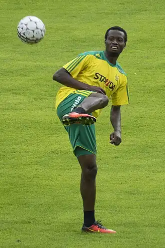 Yunus Sentamu, joueur évoluant au club de 2014 à 2015