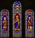 Un évêque, le Sacré-cœur de Jésus et Saint-Jean-Baptiste