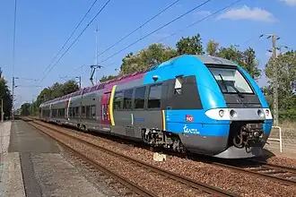 ZGC (Z 27500)à La Bohalle sur un TER Angers - Tours.
