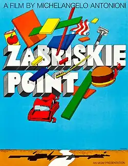 Description de l'image Zabriskie Point (1970 Milton Glaser poster).jpg.