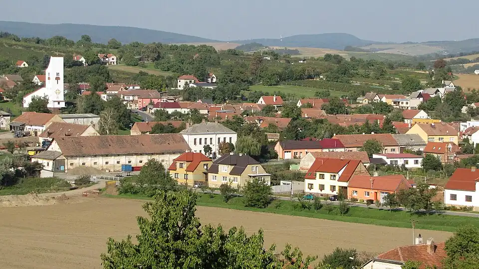 Panorama de Žádovice.