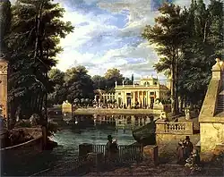 Parc Łazienki, Marcin Zaleski,1850.