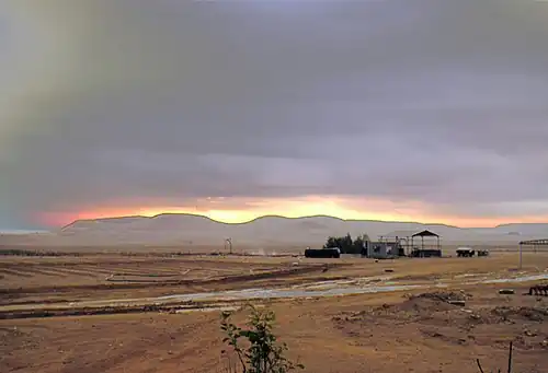 Ferme de Zammam dans le nord de l'Arabie saoudite en février 2007.