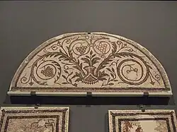 Mosaïque de l'exèdre.