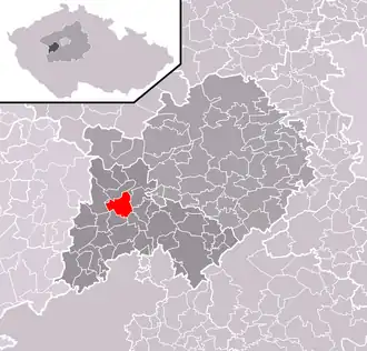 Localisation de Žebrák