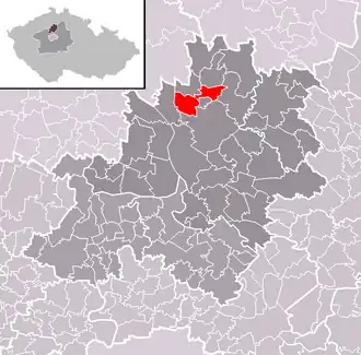 Localisation de Želízy