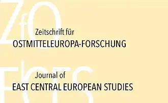 Image illustrative de l’article Zeitschrift für Ostmitteleuropa-Forschung