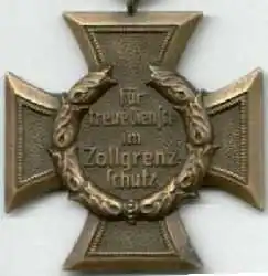 Décoration du Zollgrenzschutz