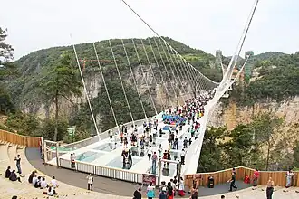 Image illustrative de l’article Pont de verre de Zhangjiajie