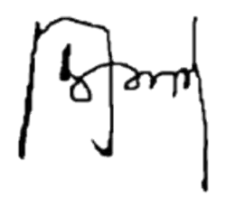 signature de Zhou Xiaochuan