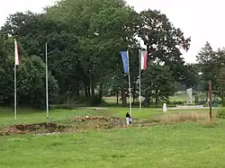 Le tripoint formé avec les frontières germano-tchéco-polonaise