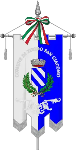 Drapeau de Zibido San Giacomo